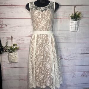 Candalite Lace Overlay Dress | Women’s Large